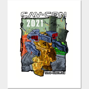 2021 CAV-CON WHITE Posters and Art